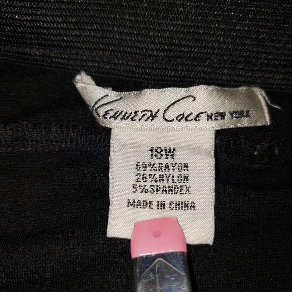 KENNETH COLE Black Skirt Plus Size 18W - Picture 3 of 5